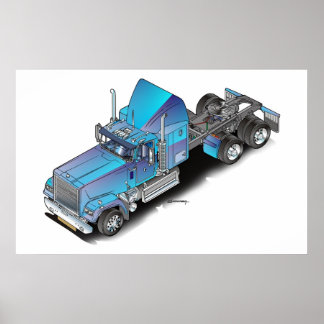 米国トラック ポスター