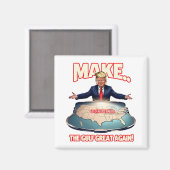 米国トランプ湾メキシおもしろいコ湾 マグネット (正面/裏面)