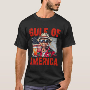 米国トランプ湾メキシおもしろいコ湾 Tシャツ