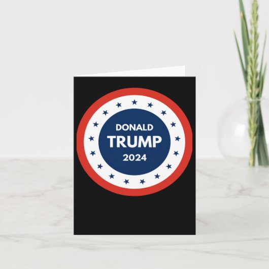 米国ドナルドトランプ2024 カード (正面)