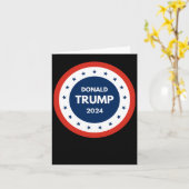 米国ドナルドトランプ2024 カード (黄色い花)