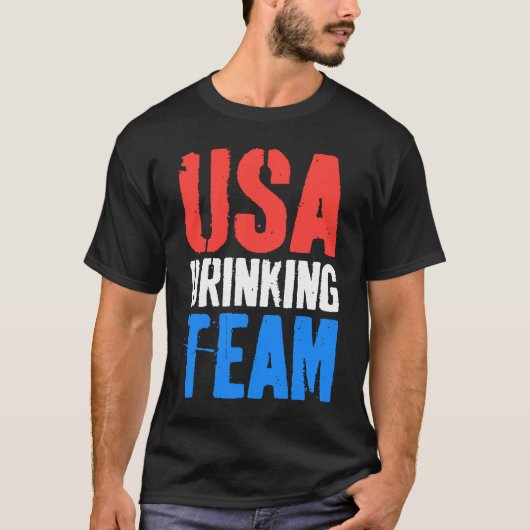 米国ドリンクチーム7月4日 Tシャツ (正面)