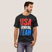 米国ドリンクチーム7月4日 Tシャツ (正面フル)