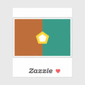 米国ニニルキク州旗 シール (シート)