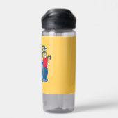 米国ニュージャージー州旗を持つウォーターボトル ウォーターボトル (背面)