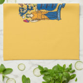 米国ニュージャージー州旗を持つキッチンタオル キッチンタオル (折り畳み)