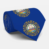 米国ニューハンプシャー州旗と提携 ネクタイ (ロール)