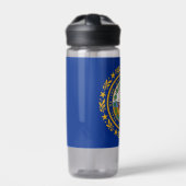 米国ニューハンプシャー州旗を持つウォーターボトル ウォーターボトル (正面)