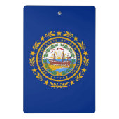 米国ニューハンプシャー州旗を持つミニクリップボード ミニクリップボード (裏面)