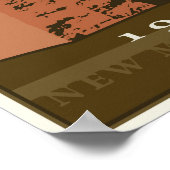 米国ニューメキシコ州サンタフェ ポスター (角)