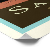 米国ニューメキシコ州サンタフェ ポスター (角)