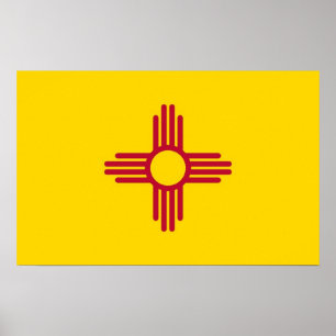 米国ニューメキシコ州旗のポスター ポスター