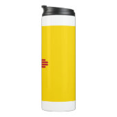 米国ニューメキシコ州旗を持つサーマルタンブラー タンブラー (回転右)