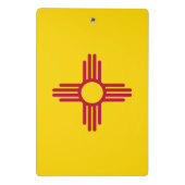 米国ニューメキシコ州旗を持つミニクリップボード ミニクリップボード (裏面)