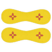 米国ニューメキシコ州旗を持つ愛国的ソフトボール ソフトボール (パネル)