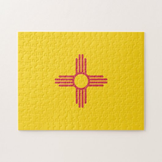 米国ニューメキシコ州旗 ジグソーパズル (横)