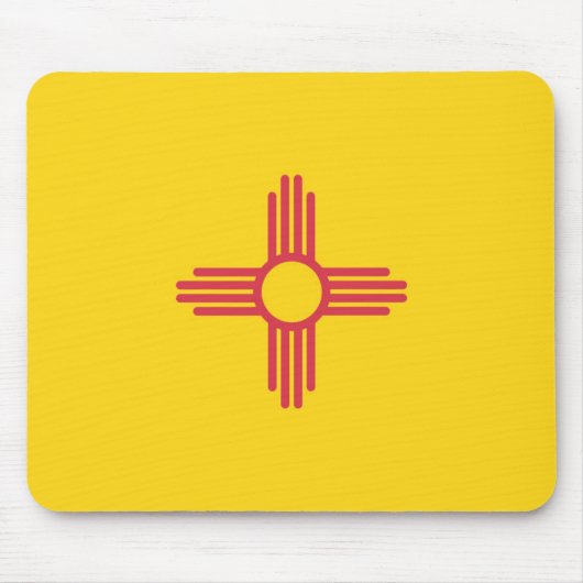 米国ニューメキシコ州旗 マウスパッド (正面)