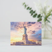 米国ニューヨークの自由の女神 ポストカード (スタンド正面)