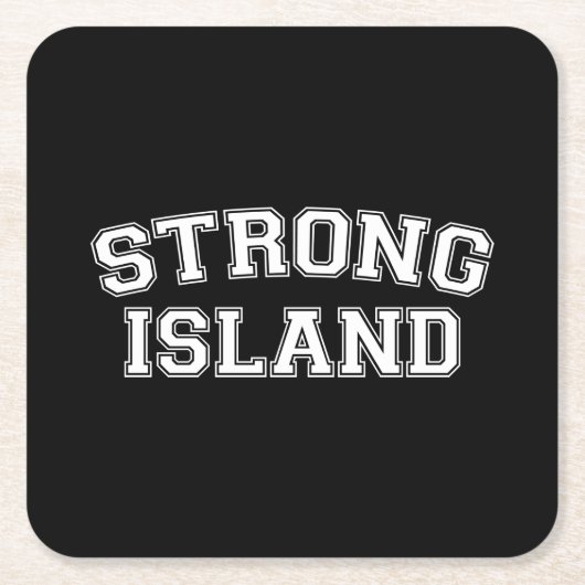 米国ニューヨーク州ストロングアイランド スクエアペーパーコースター (正面)