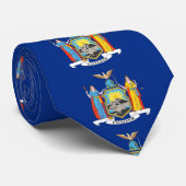 米国ニューヨーク州旗と提携 ネクタイ (ロール)
