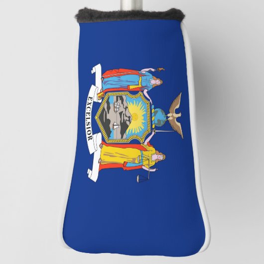 米国ニューヨーク州旗を持つゴルフパターカバー ゴルフヘッドカバー (回転90)