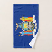 米国ニューヨーク州旗を持つハンドタオル州 ハンドタオル (ハンドタオル)