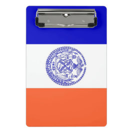 米国ニューヨーク州旗を持つミニクリップボード ミニクリップボード