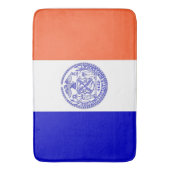 米国ニューヨーク州旗を持つ大きなバスマット バスマット (正面縦)