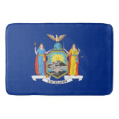 米国ニューヨーク州旗を持つ大きなバスマット バスマット (正面)