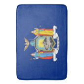 米国ニューヨーク州旗を持つ大きなバスマット バスマット (正面縦)