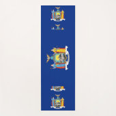 米国ニューヨーク州旗を持つ愛国的なヨガマット ヨガマット (正面)