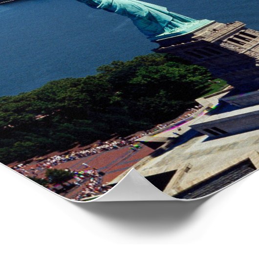 米国ニューヨーク市の自由の女神ポスター ポスター (角)