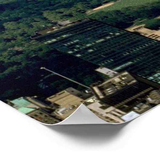 米国ニューヨーク市南部のセントラルパーク ポスター (角)