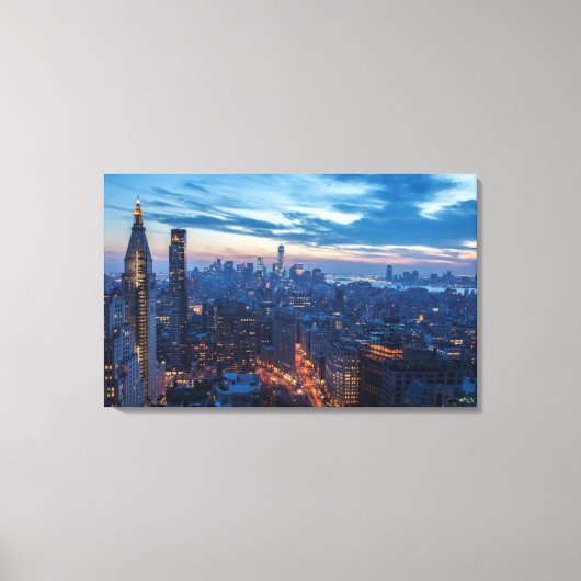 米国ニューヨーク市 キャンバスプリント (正面)