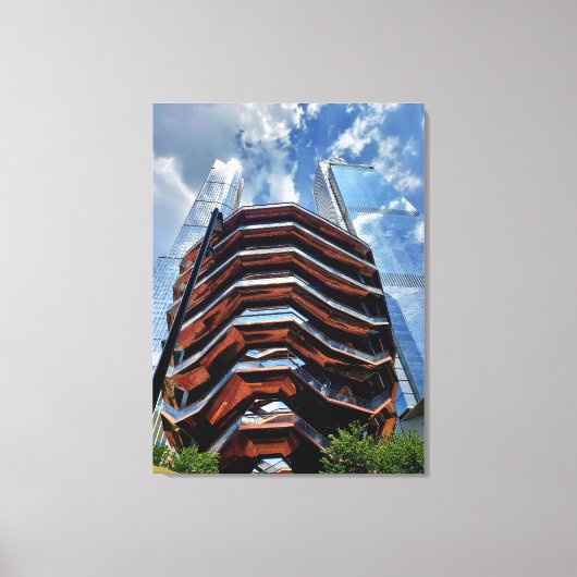 米国ニューヨーク市The Vessel キャンバスプリント (正面)