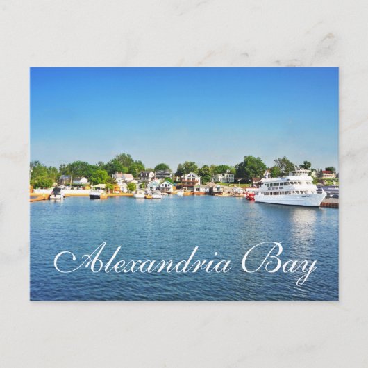 米国ニューヨーク,アレクサンドリア湾 ポストカード (正面)