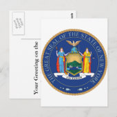 米国ニューヨーク ポストカード (正面/裏面)