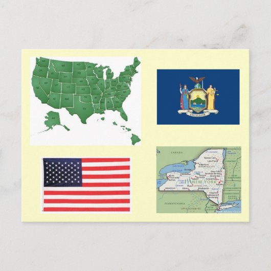 米国ニューヨーク ポストカード (正面)