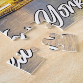 米国ニューヨーク，マンハッタン ジグソーパズル (側面)