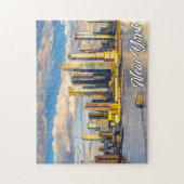 米国ニューヨーク，マンハッタン ジグソーパズル (縦)