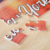 米国ニューヨーク,マンハッタン ジグソーパズル (側面)