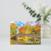 米国ニューヨーク，マンハッタン，セントラルパーク ポストカード (スタンド正面)