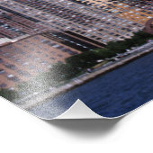 米国ニューヨーク。有名な世界のツインタワー フォトプリント            (角)