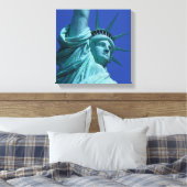 米国ニューヨーク，自由の女神7 キャンバスプリント (インサイチュ (寝室))