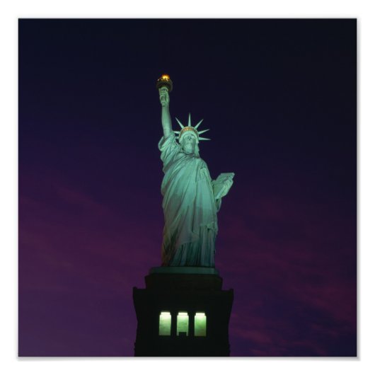 米国ニューヨーク，自由の女神7 フォトプリント            (正面)