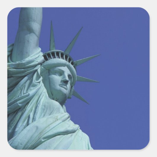 米国ニューヨーク，自由の女神9 スクエアシール (正面)