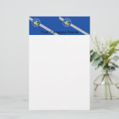 米国ネバダ州ラスベガス州旗の文房具 便箋 (スタンド正面)