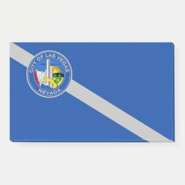 米国ネバダ州ラスベガス州旗を持つノート ポストイット