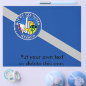 米国ネバダ州ラスベガス州旗を持つフライヤー チラシ (シングル)