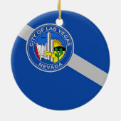 米国ネバダ州ラスベガス州旗オーナメント セラミックオーナメント (裏面)